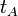 t_A